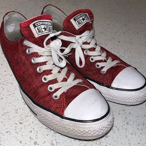 Converse All-Star Classic Sneaker Red Running Shoes. Size 10